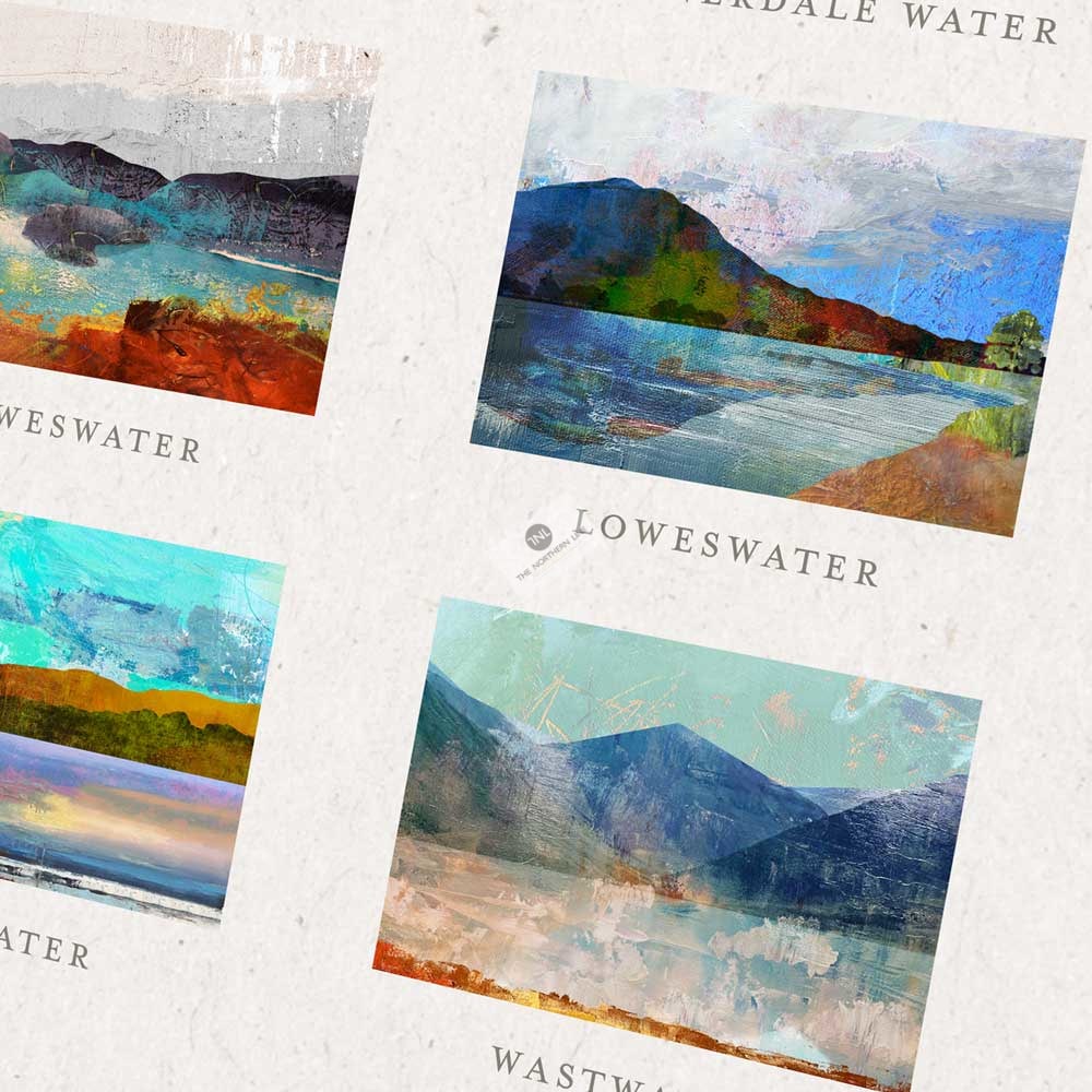 16 Lakes  - Lake District Print - Image 5