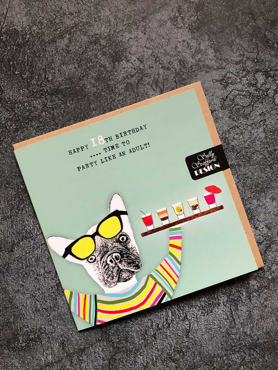18th Birthday Card- Blank Card