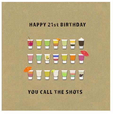 21st Birthday Card