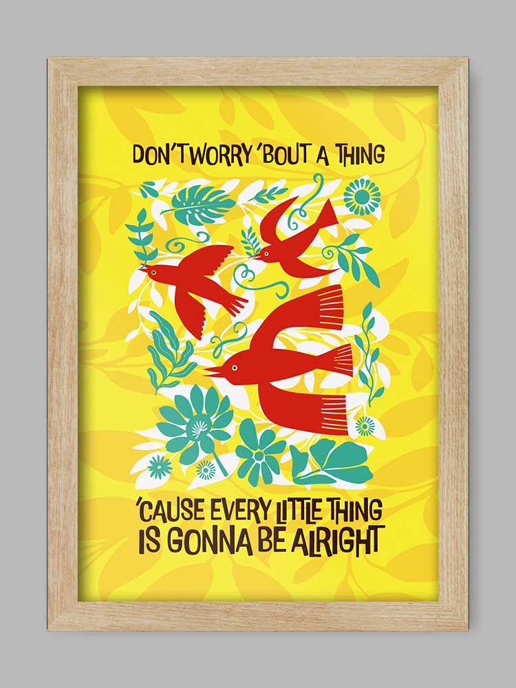 3 Little Birds - Music Print - Image 3