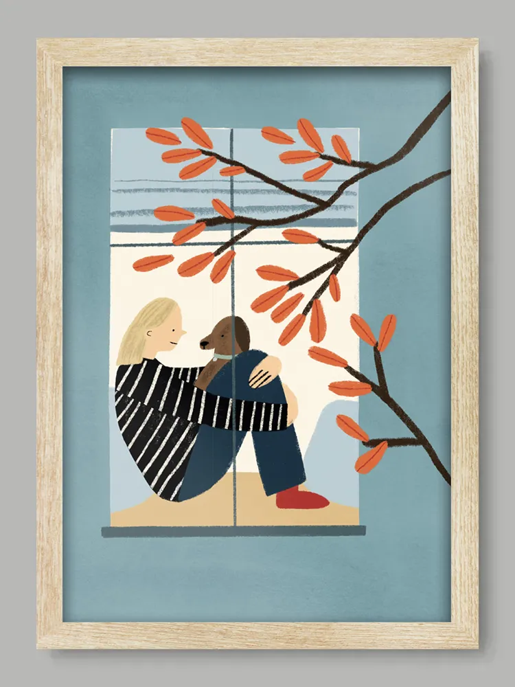 A Cosy Window Seat Print - Image 3