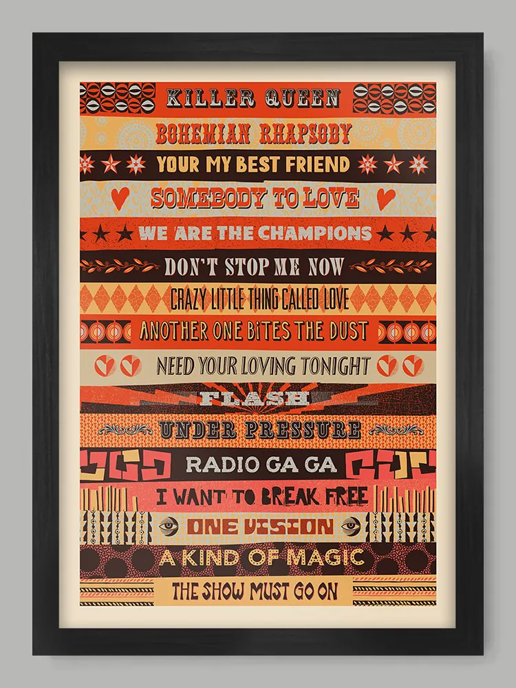 A Kind of Magic - Queen Music Print