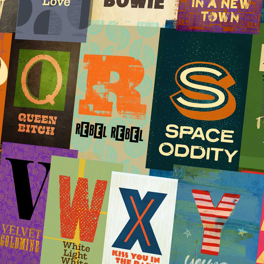 A-Z of Bowie - Music Print - Image 4
