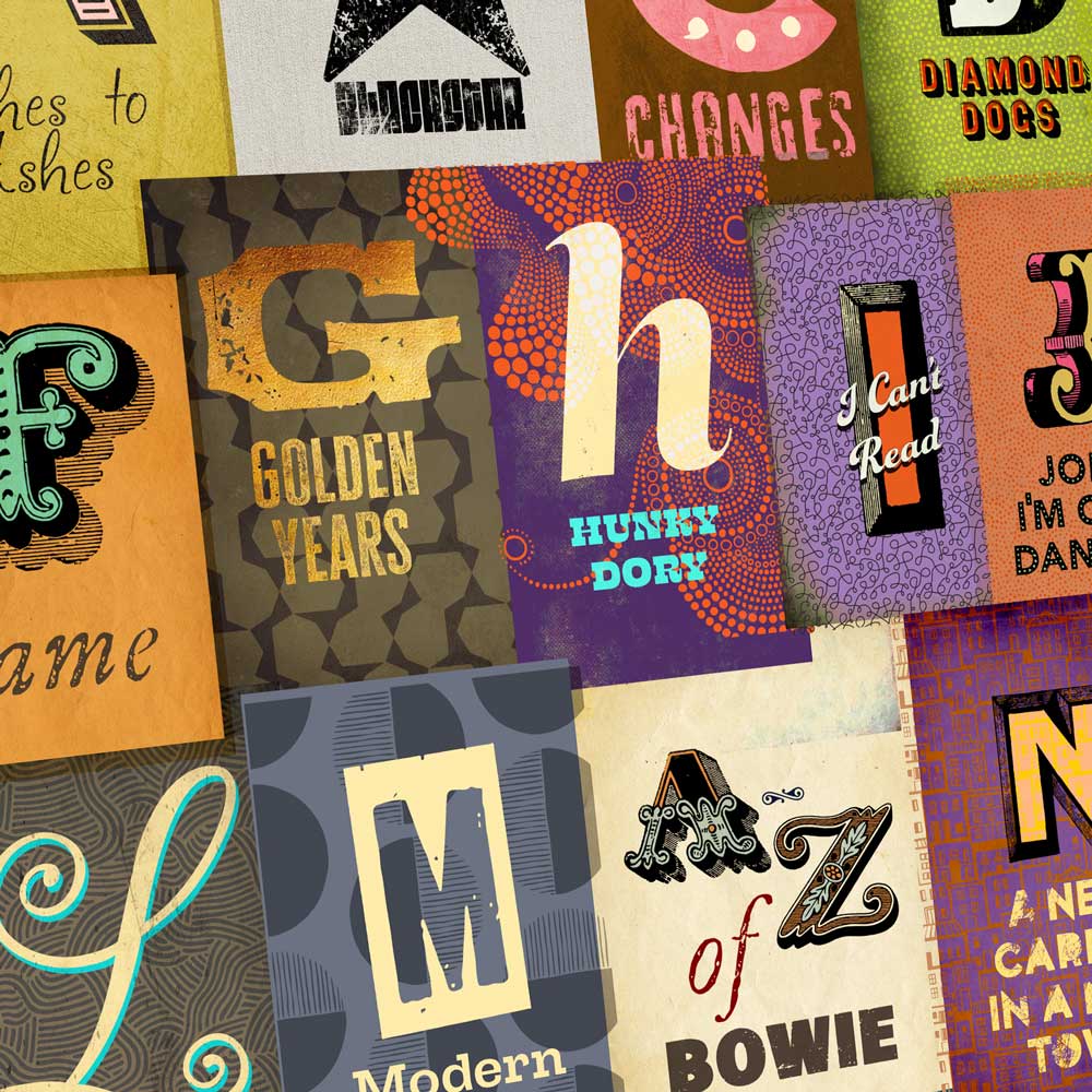 A-Z of Bowie - Music Print - Image 5