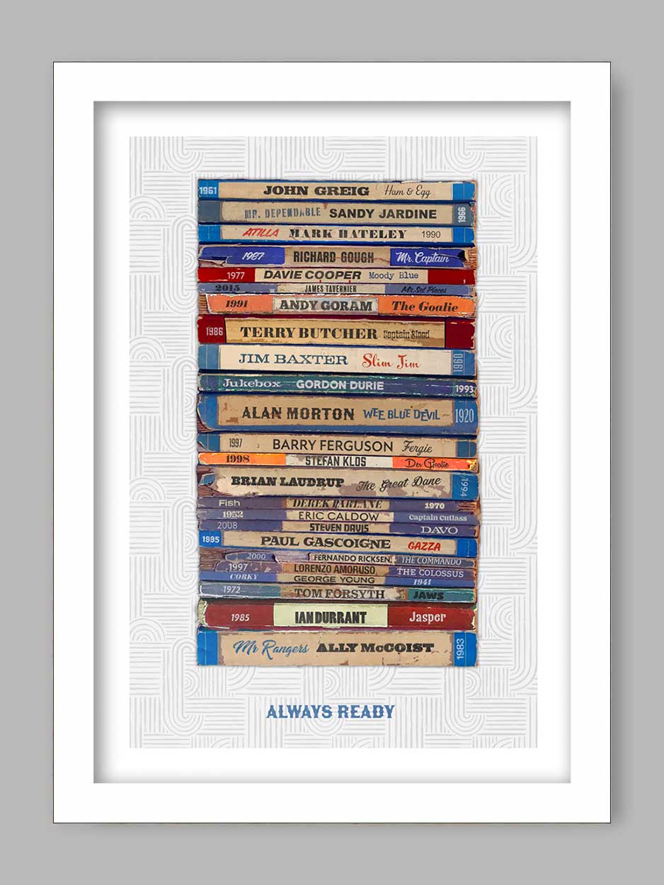Always Ready - Rangers Football Print - Image 2