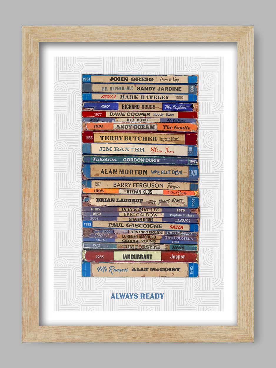 Always Ready - Rangers Football Print - Image 3