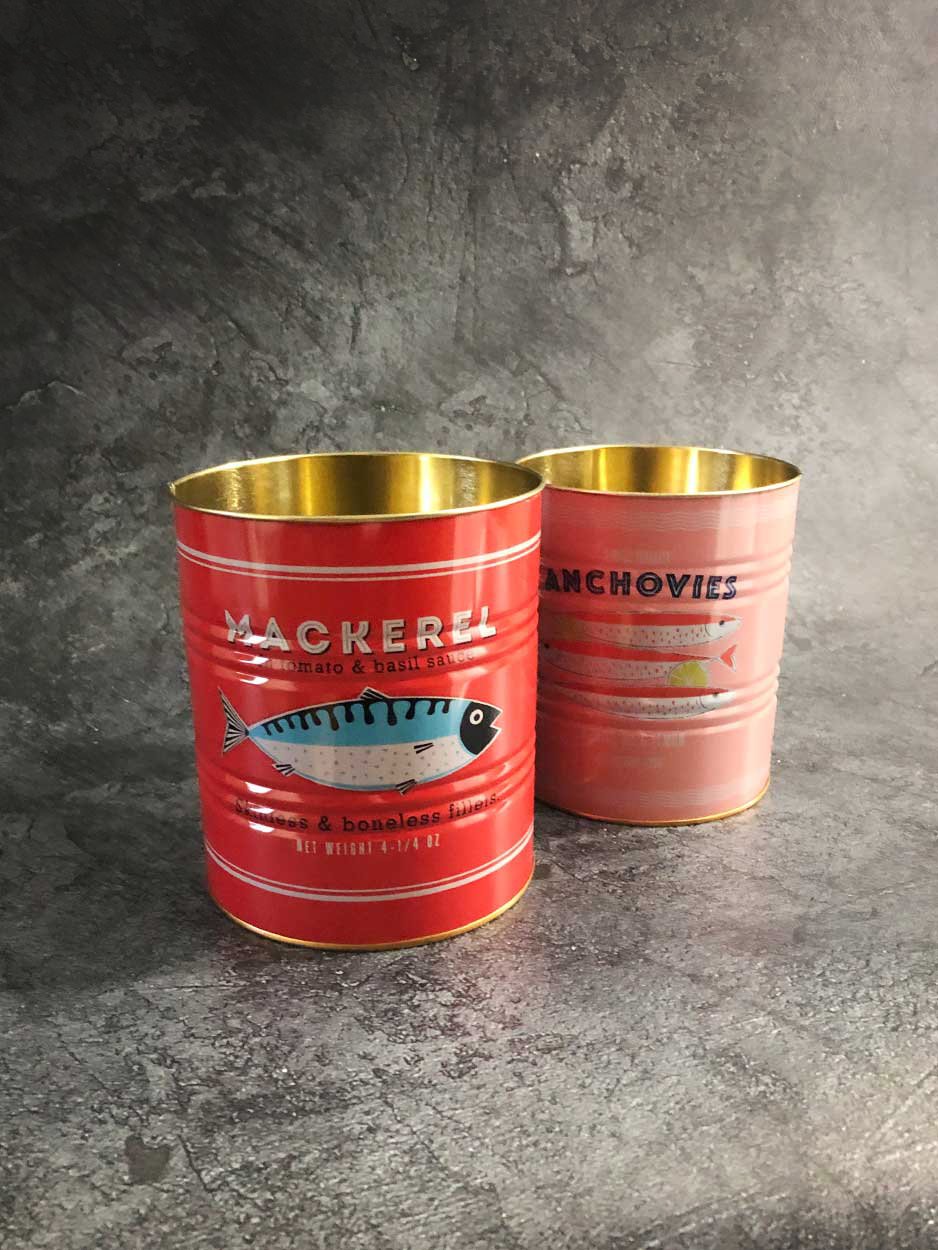 Anchovies & Mackerel Storage Tin Set - Image 2