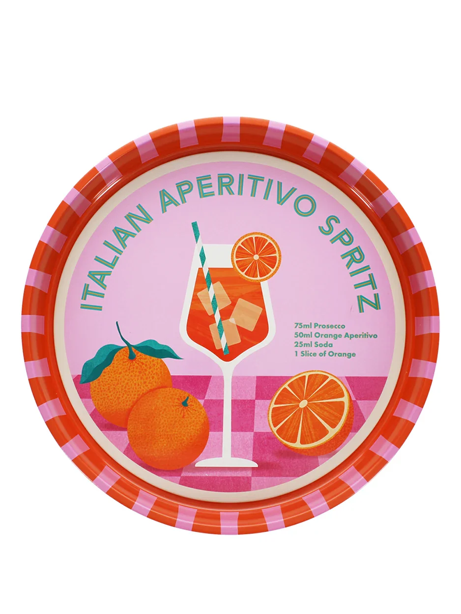 Aperol Spritz Metal Tray
