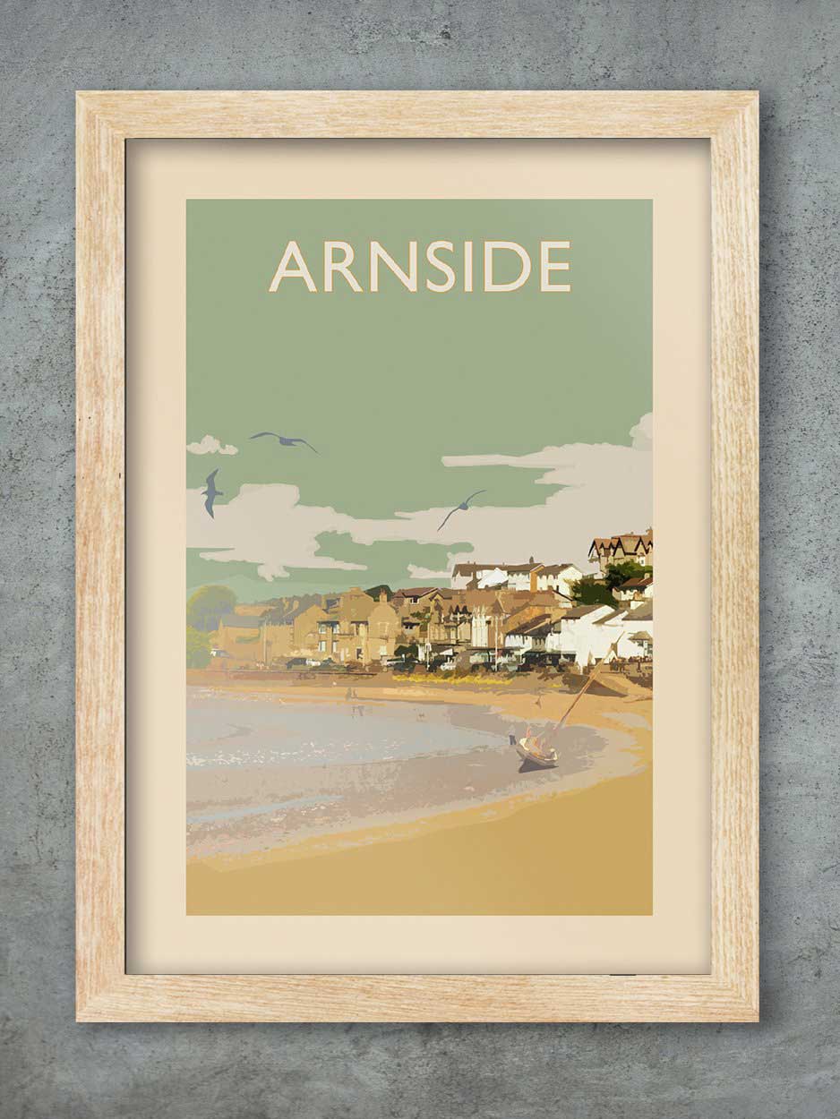 Arnside Retro - Lake District Print - Image 3