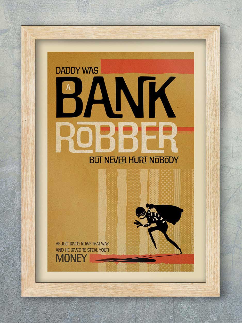 Bankrobber - Music Print - Image 3