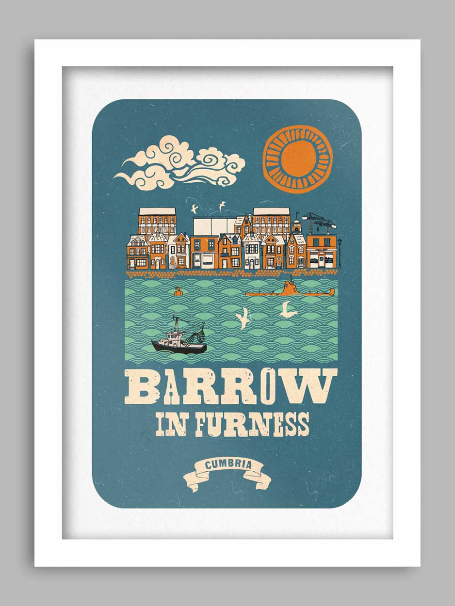 Barrovian - Barrow-in-Furness - Lake District Print - Image 2