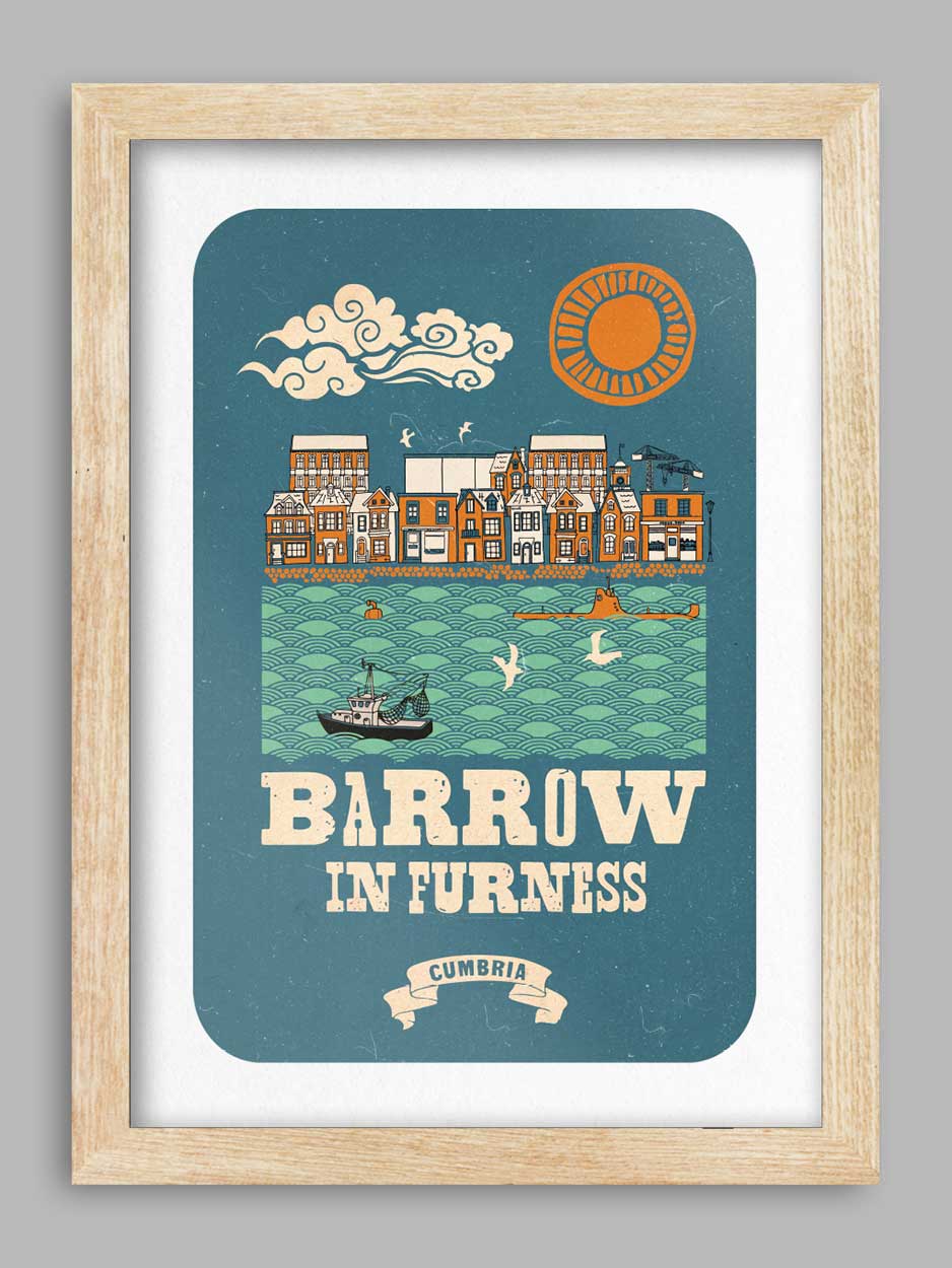 Barrovian - Barrow-in-Furness - Lake District Print - Image 3