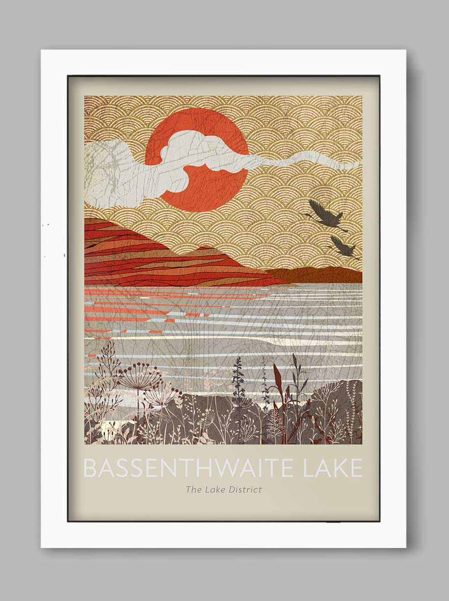 Bassenthwaite Lake - Lake District Poster Print - Image 2