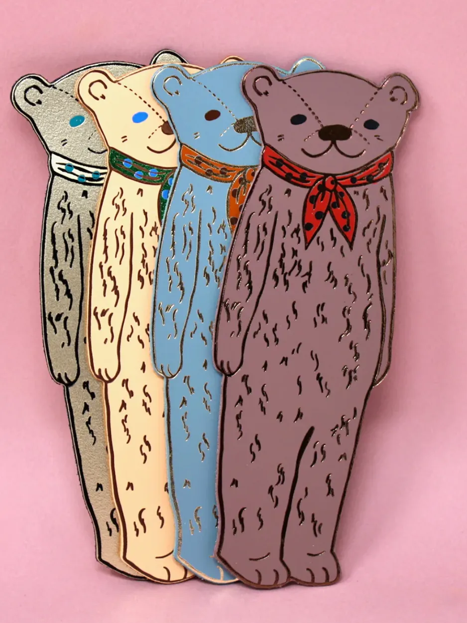 Bear Leather Bookmark