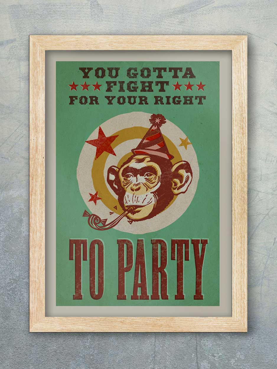 Beastie Boys Fight For Your Right - Music Print - Image 3
