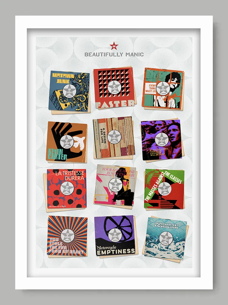 Beautifully Manic - Music Print - Image 2
