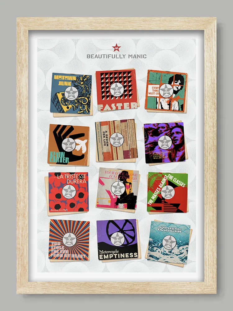 Beautifully Manic - Music Print - Image 3