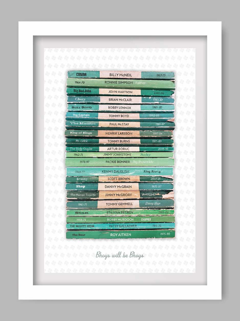 Bhoys will be Bhoys - Celtic Football Print - Image 2