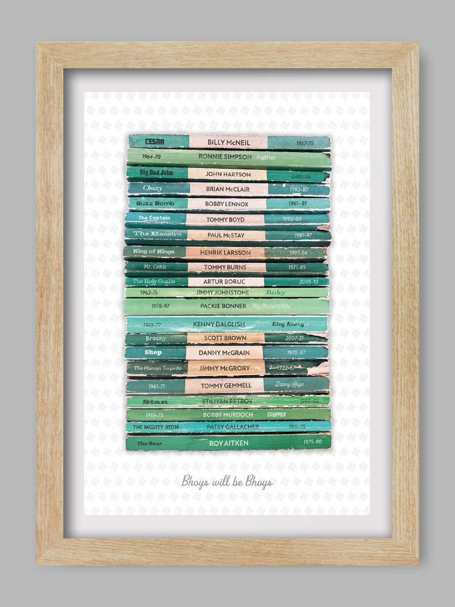 Bhoys will be Bhoys - Celtic Football Print - Image 3