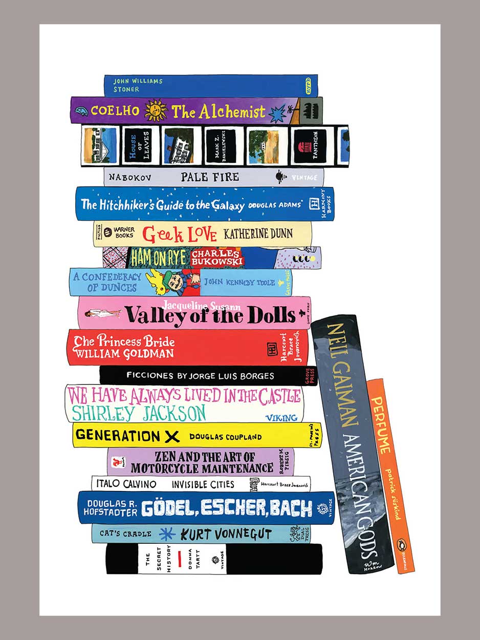 Bibliophile - Box Set of 50 Literary-themed Postcards - Image 4
