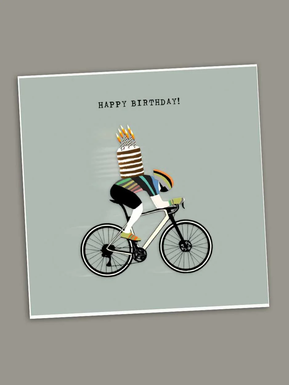 Birthday Bike - Blank Card