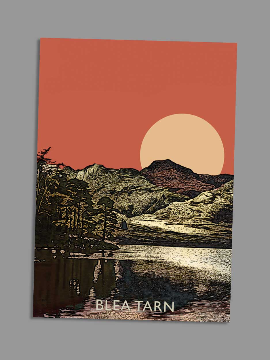 Blea Tarn - Blank Greeting Card