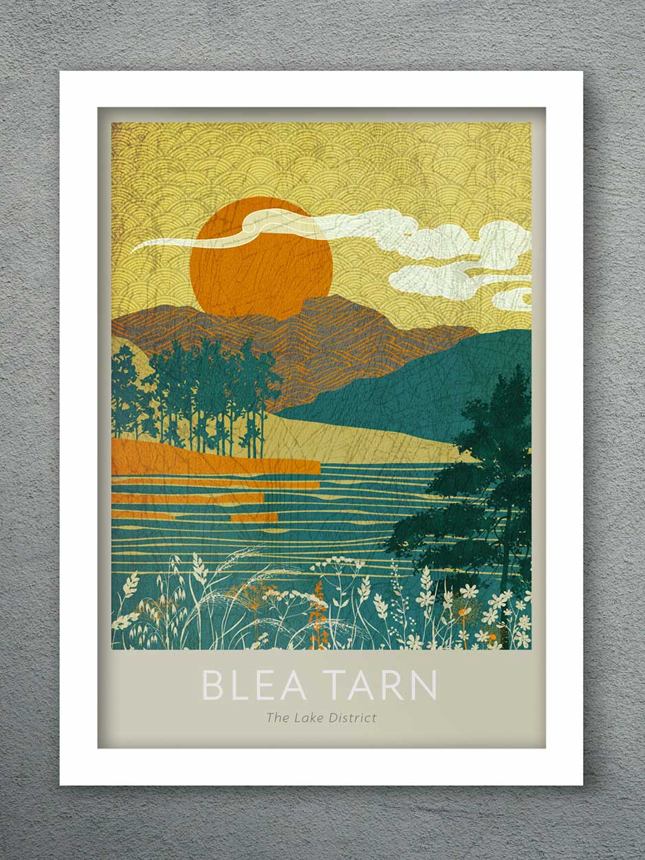 Blea Tarn Langdale - Lake District Print - Image 2