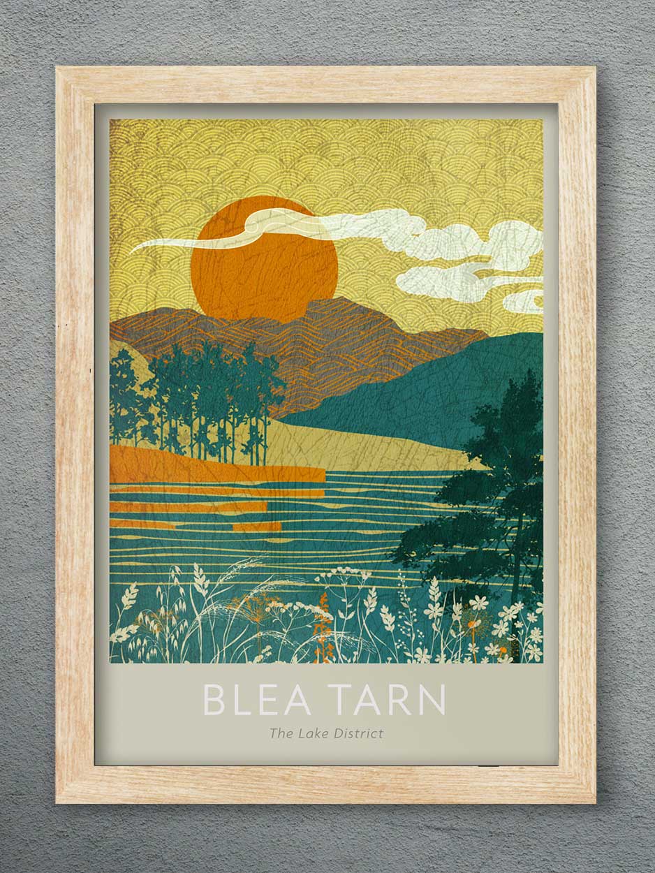Blea Tarn Langdale - Lake District Print - Image 3