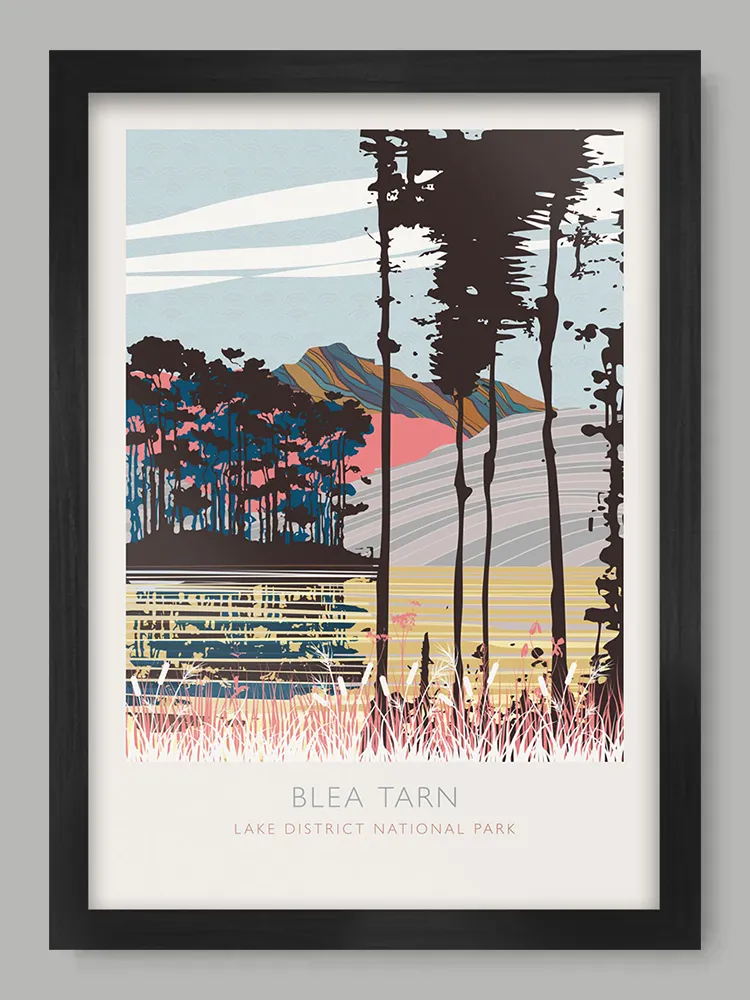 Blea Tarn Reflections - Lake District Print