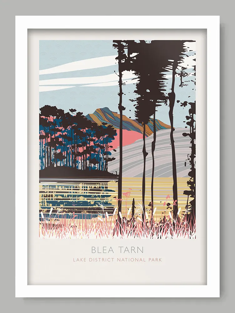 Blea Tarn Reflections - Lake District Print - Image 2