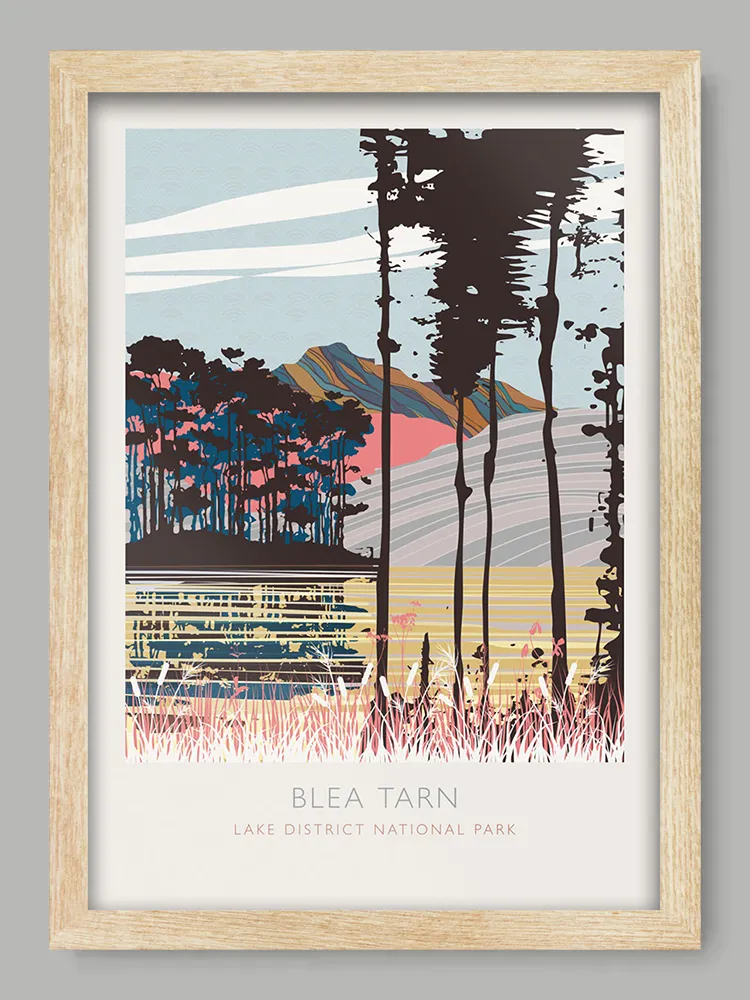 Blea Tarn Reflections - Lake District Print - Image 3