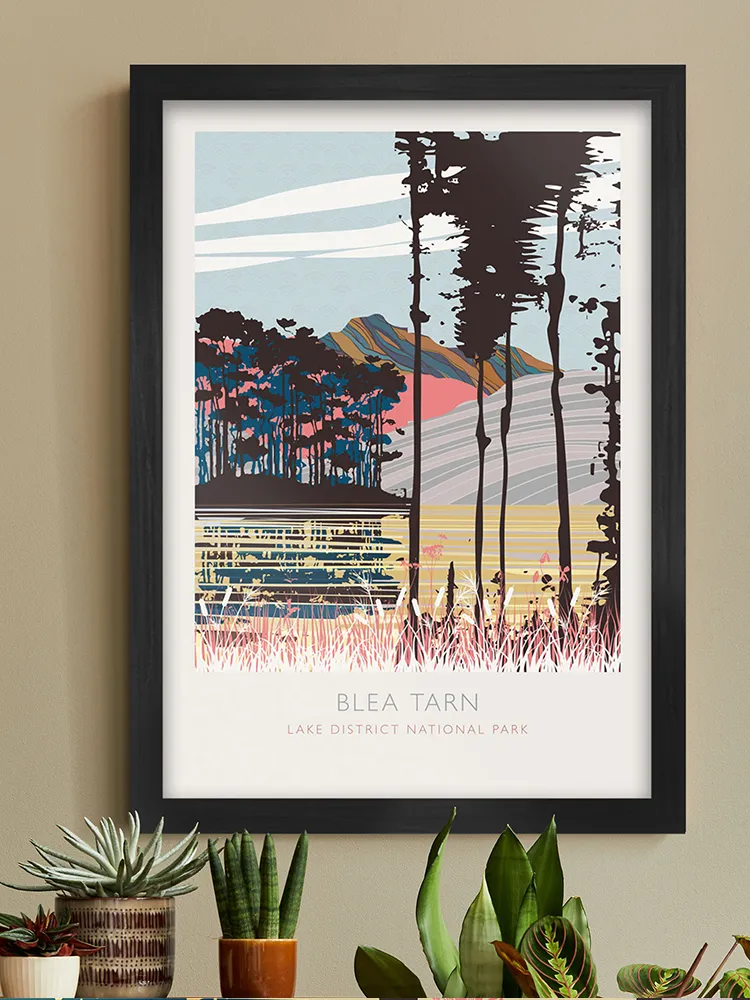 Blea Tarn Reflections - Lake District Print - Image 5