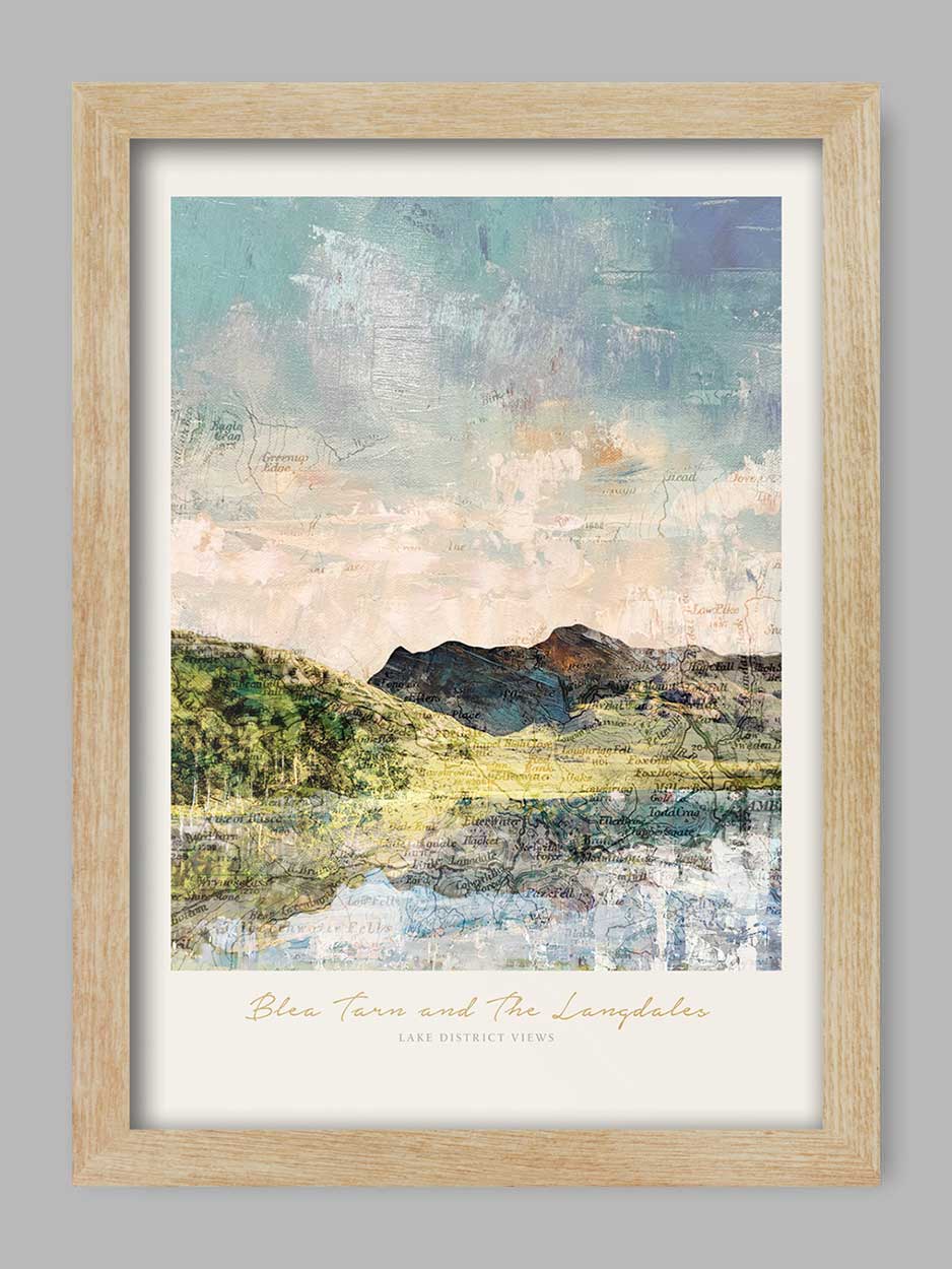 Blea Tarn & The Langdales - Lake District Views Print - Image 3