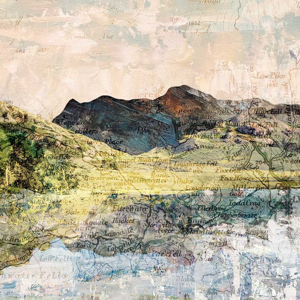 Blea Tarn & The Langdales - Lake District Views Print - Image 4