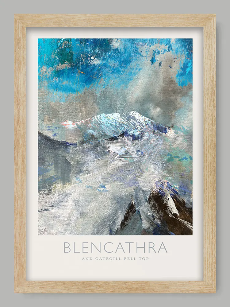 Blencathra and Gategill Fell Top - Lake District Print - Image 3