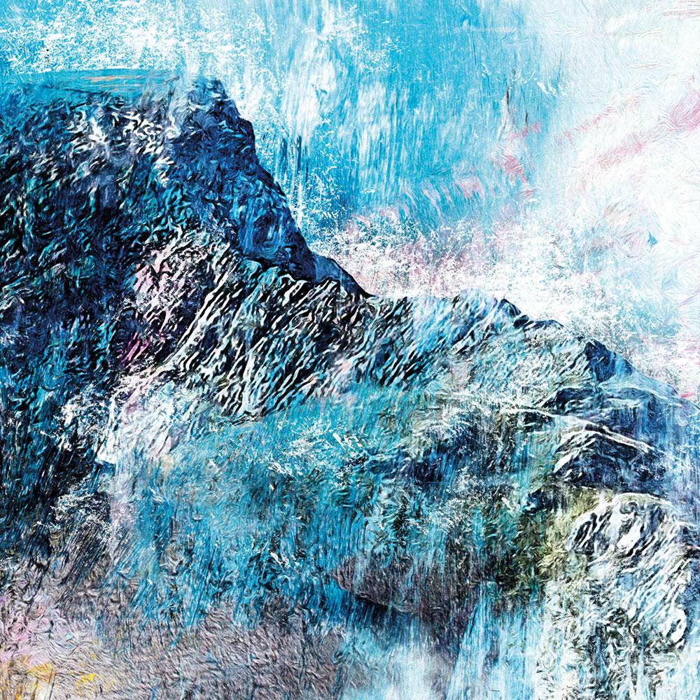 Blencathra and Sharp Edge Abstract - Lake District Print - Image 4