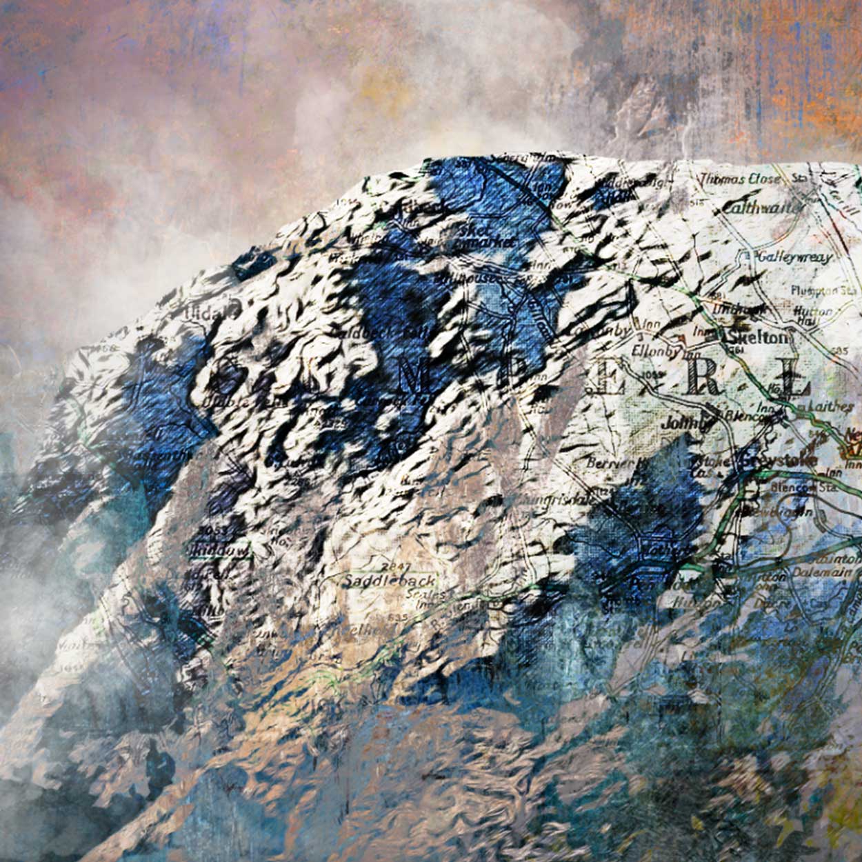 Blencathra and the Saddle - Lake District Print - Image 4