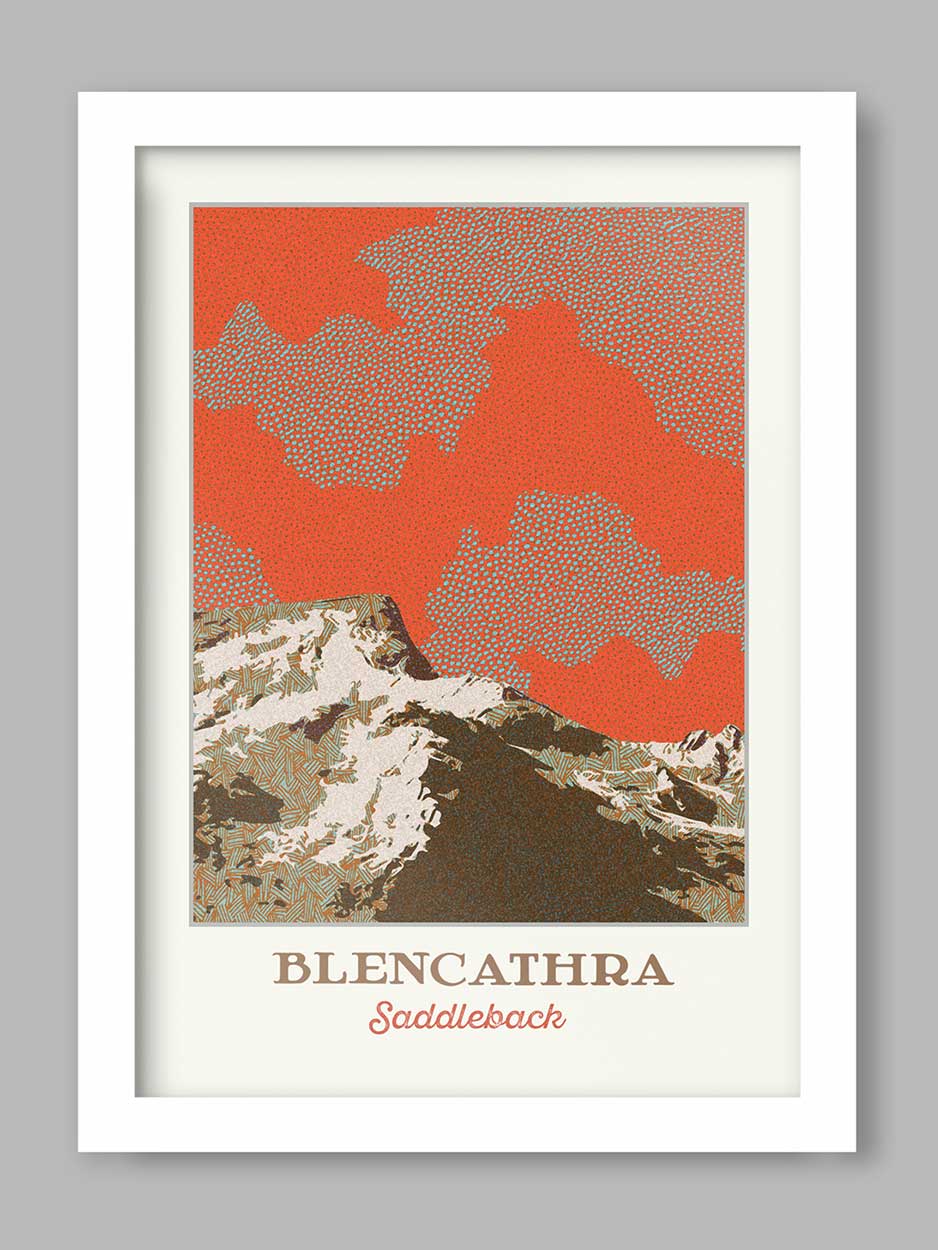 Blencathra Saddleback - Lake District Print - Image 2