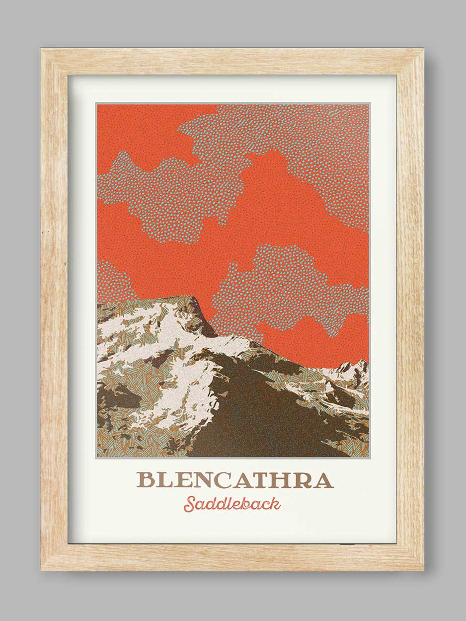 Blencathra Saddleback - Lake District Print - Image 3