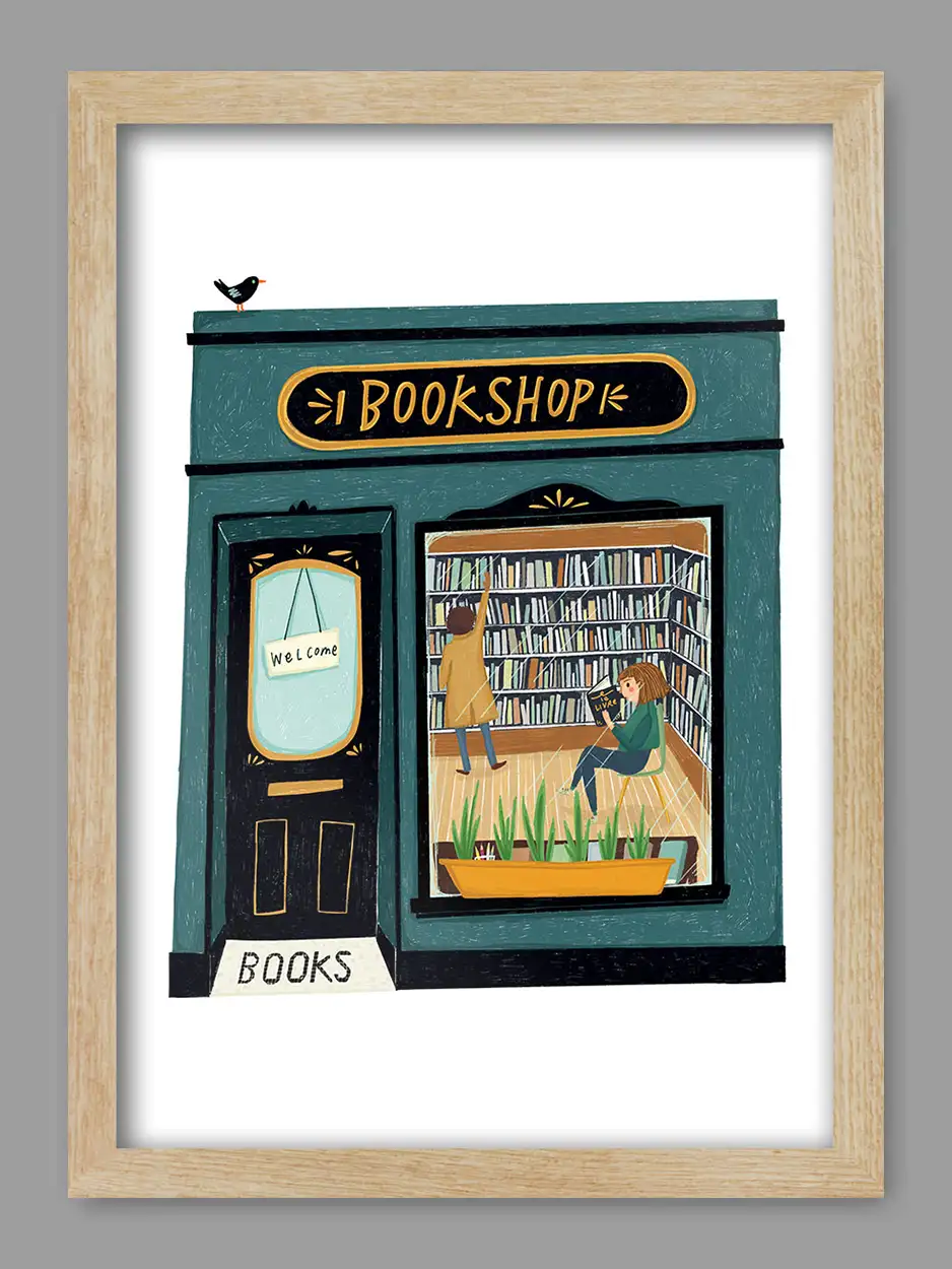 Book Shop Print - Image 3