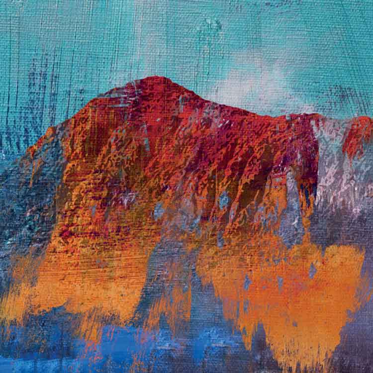 Bowfell Abstract - Lake District Print - Image 4