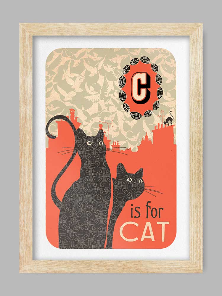 C is for Cat Print - Image 3