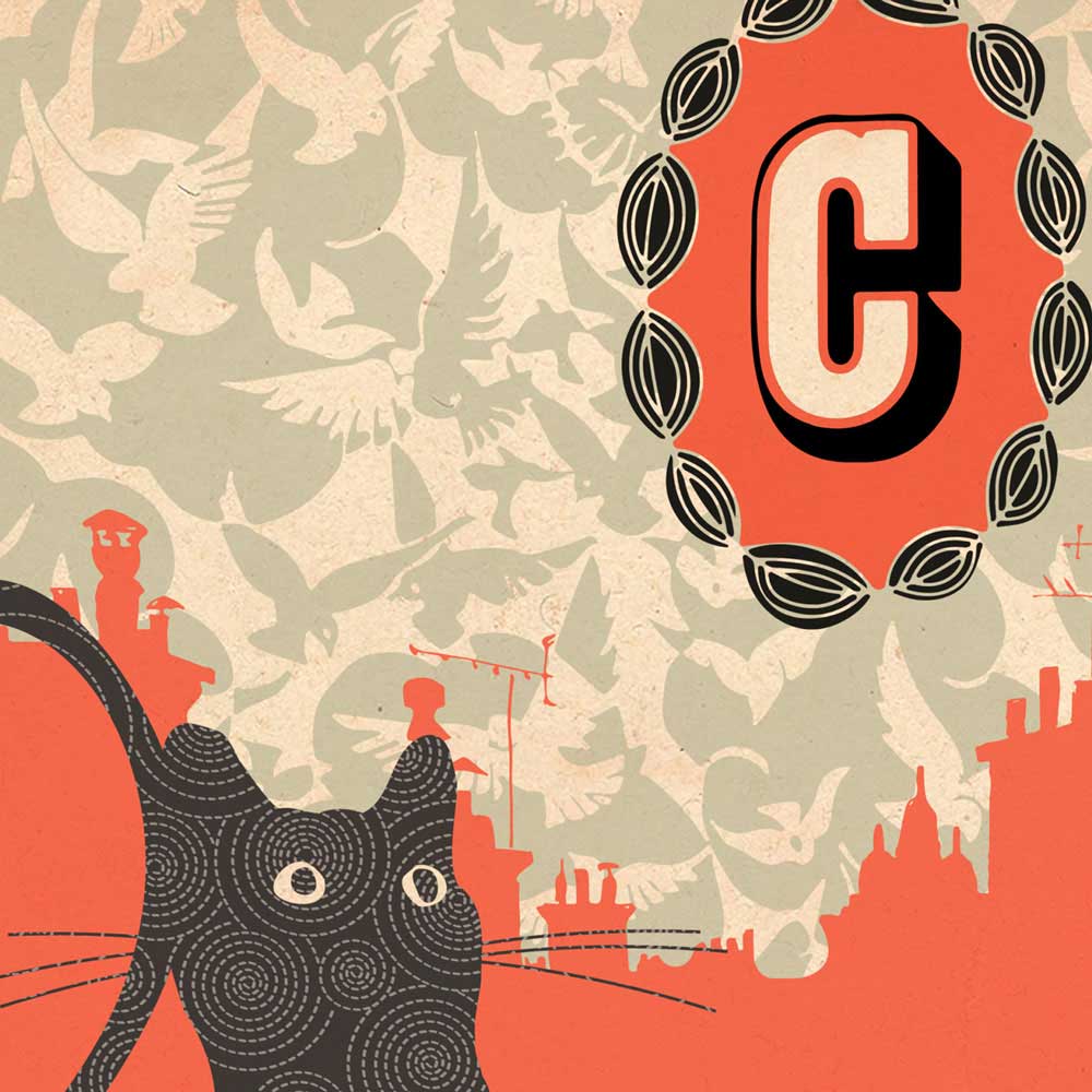 C is for Cat Print - Image 4