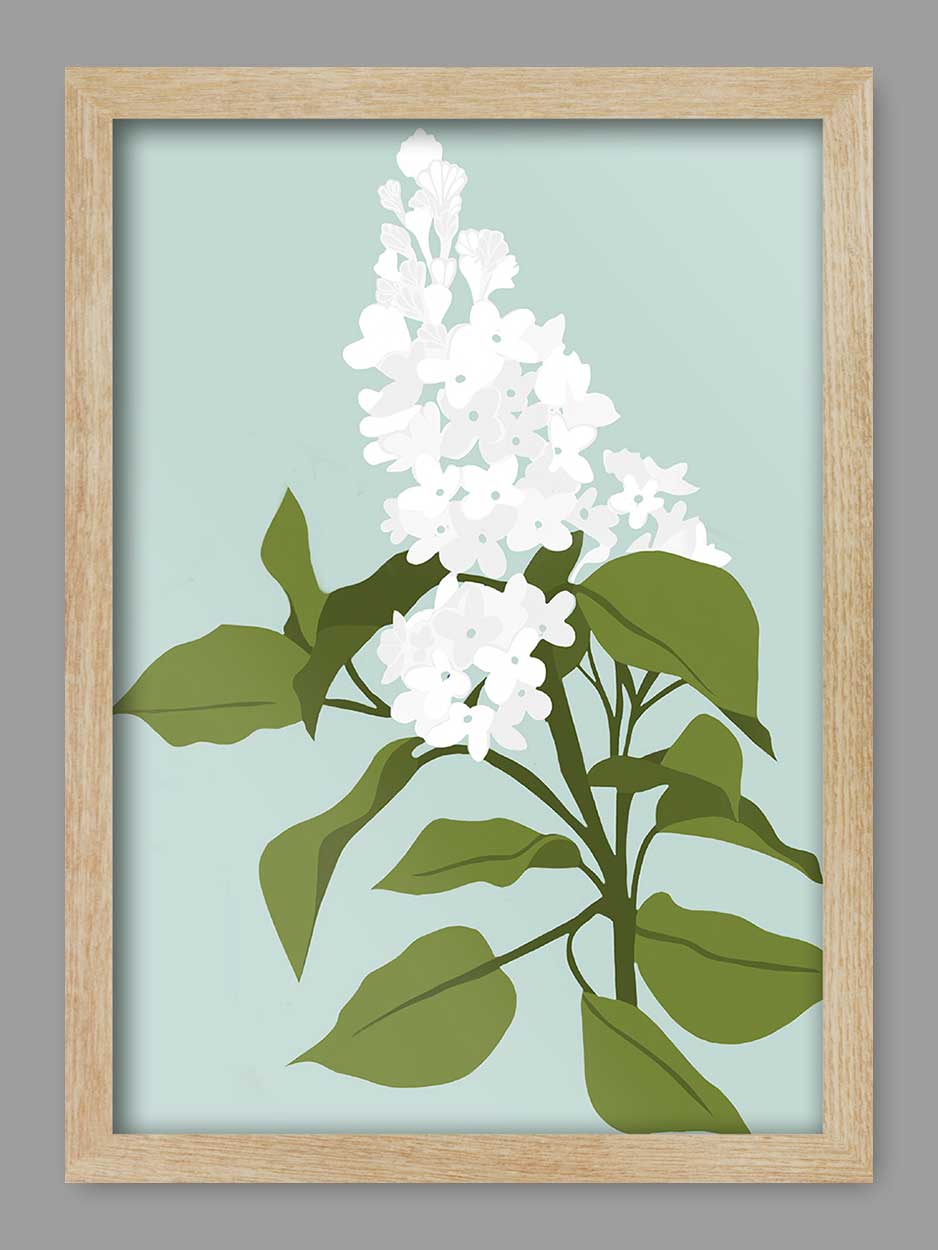 Candlelight Hydrangea Print - Image 3