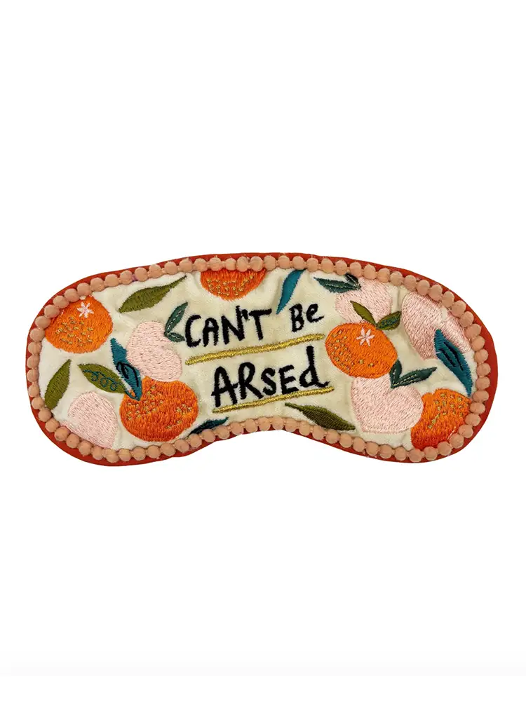 Can't Be Arsed Velvet Eye Mask - Image 2