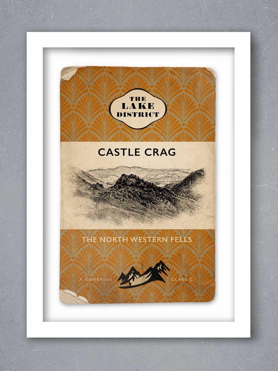 Castle Crag Cumbrian Classic - Lake District Print - Image 2