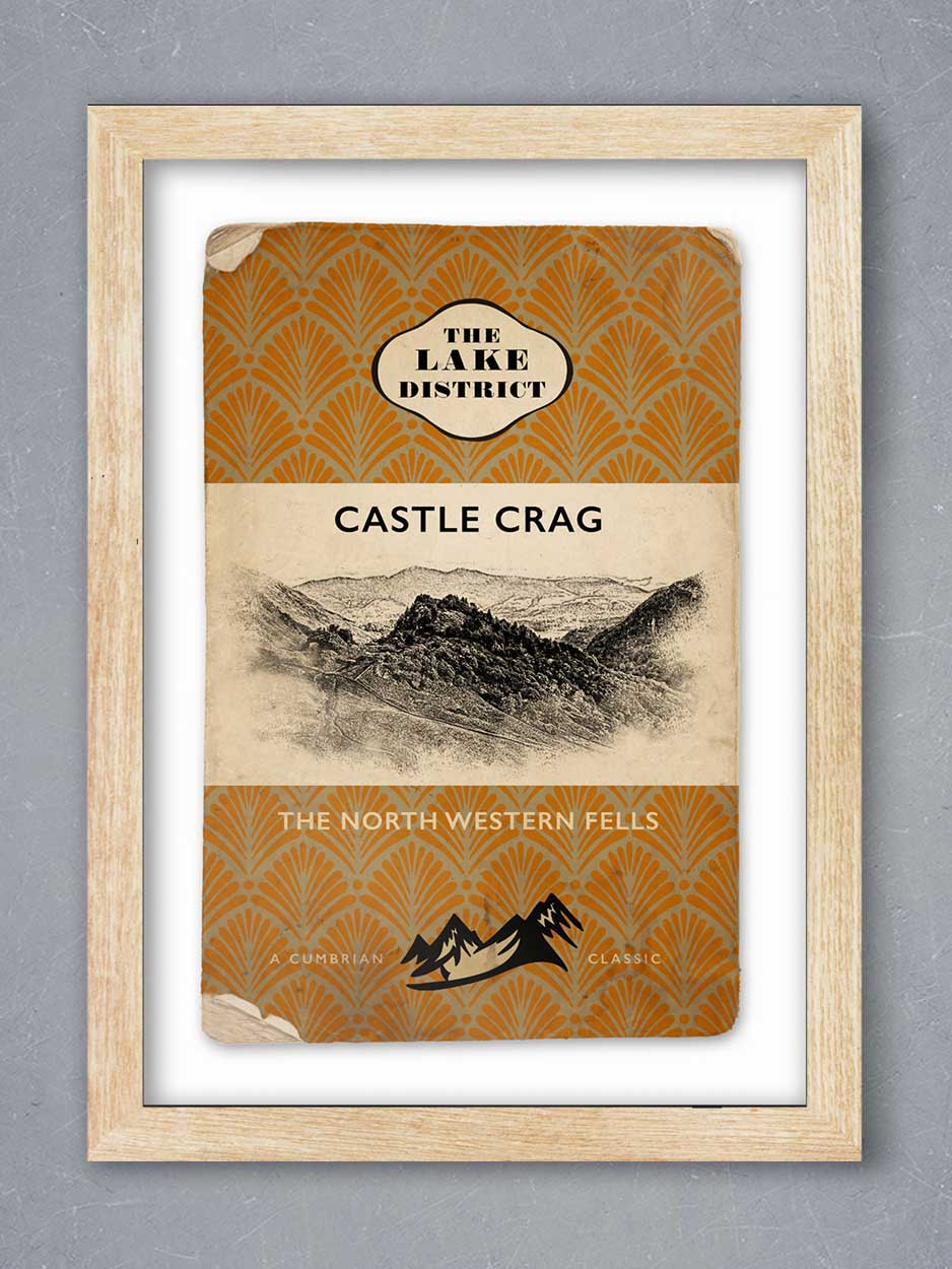 Castle Crag Cumbrian Classic - Lake District Print - Image 3
