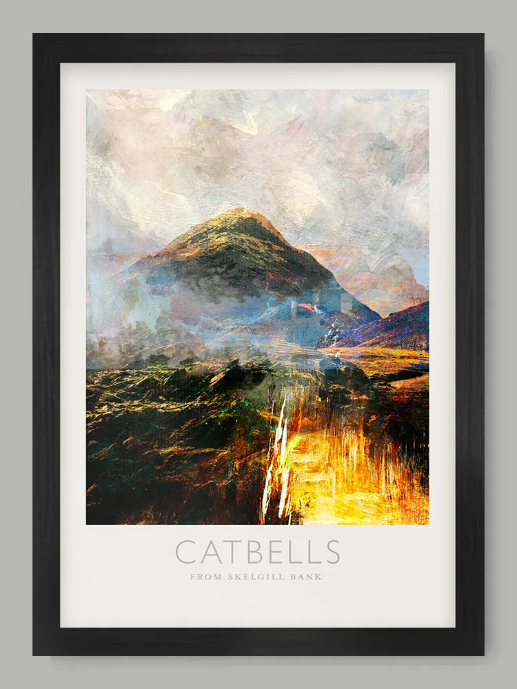 Catbells from Skelgill Bank - Lake District Print