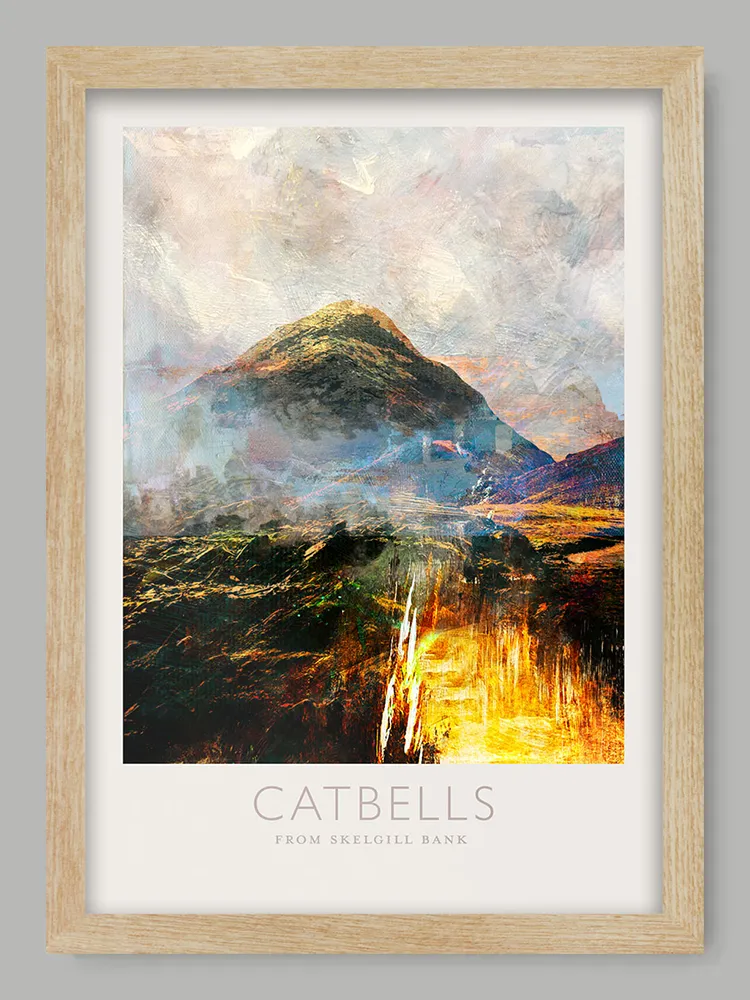 Catbells from Skelgill Bank - Lake District Print - Image 3