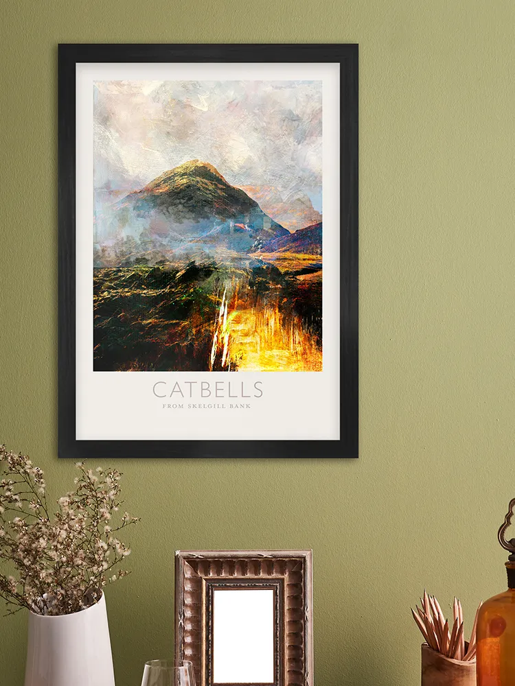 Catbells from Skelgill Bank - Lake District Print - Image 5